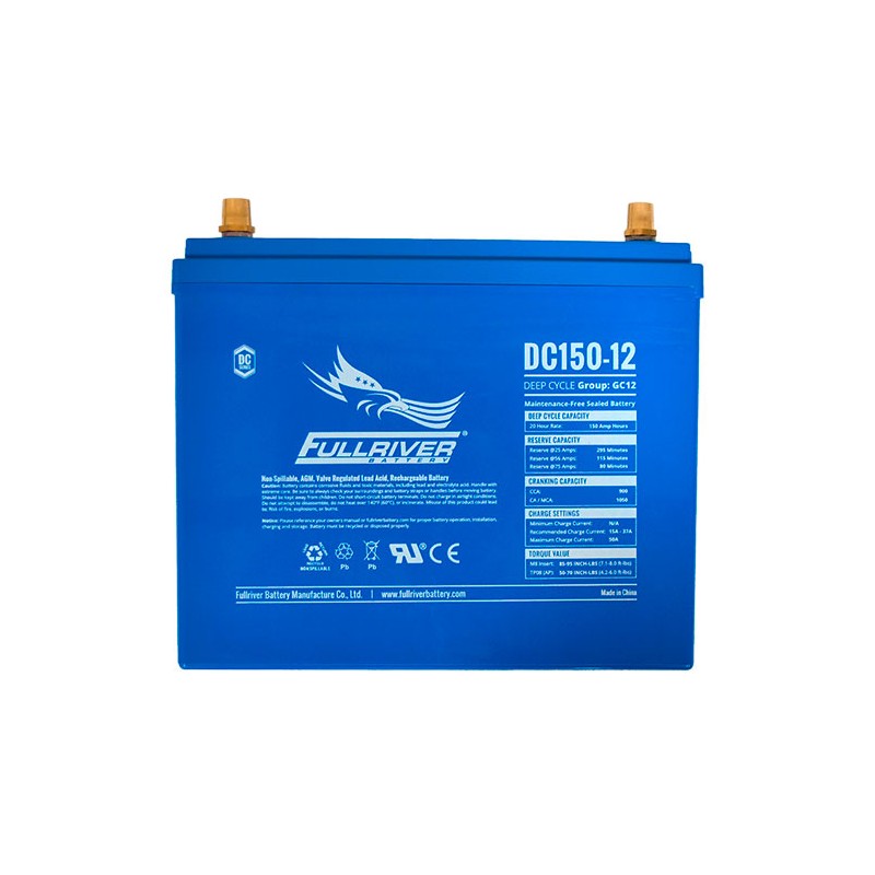 Fullriver DC150-12 battery 12V 150Ah AGM
