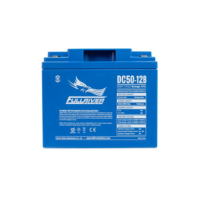 Bateria Fullriver DC50-12B 12V 50Ah AGM