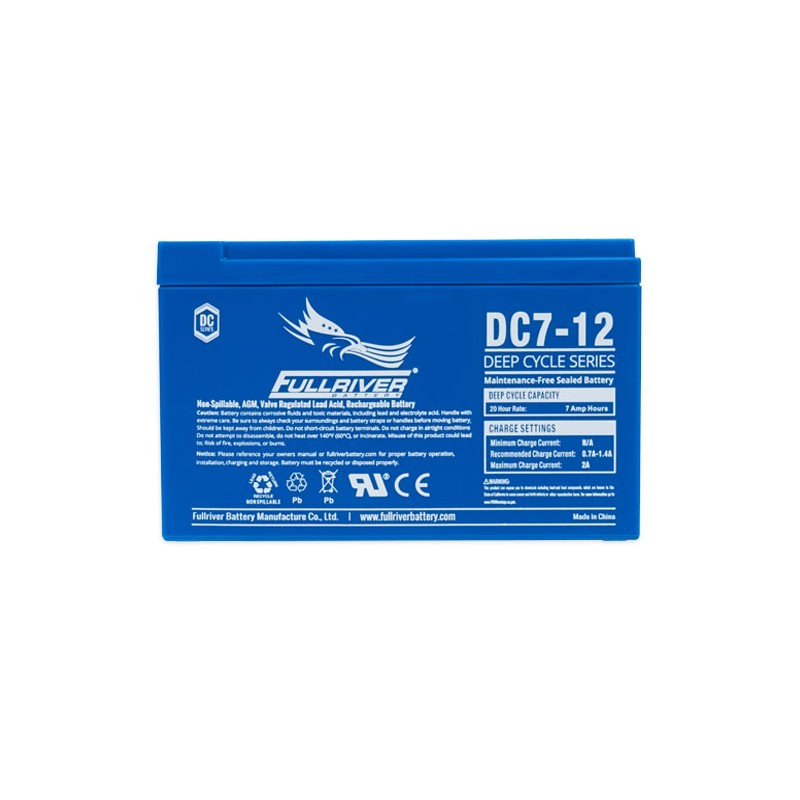 Batteria Fullriver DC7-12 12V 7Ah AGM