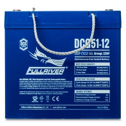 Batería Fullriver DCG51-12 12V 51Ah AGM
