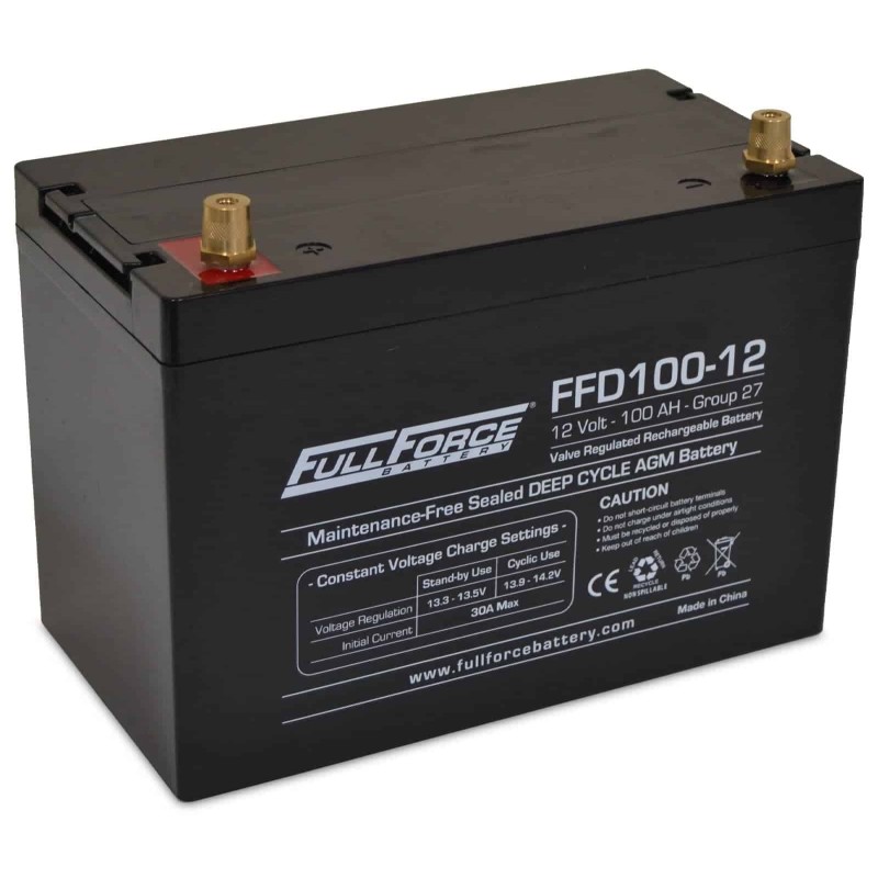 Fullriver FFD100-12 battery 12V 100Ah AGM