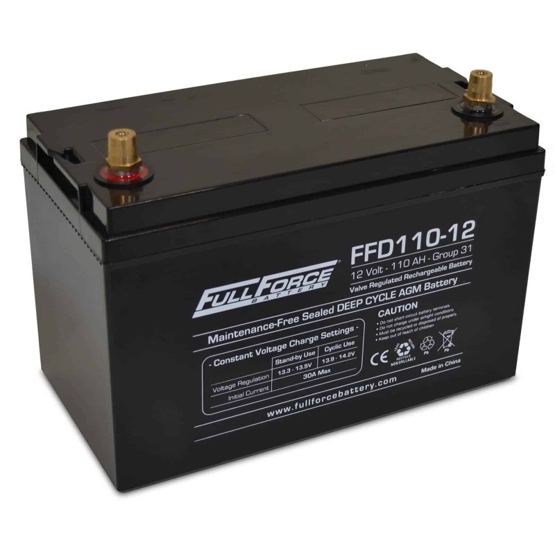 Fullriver FFD110-12 battery 12V 110Ah AGM