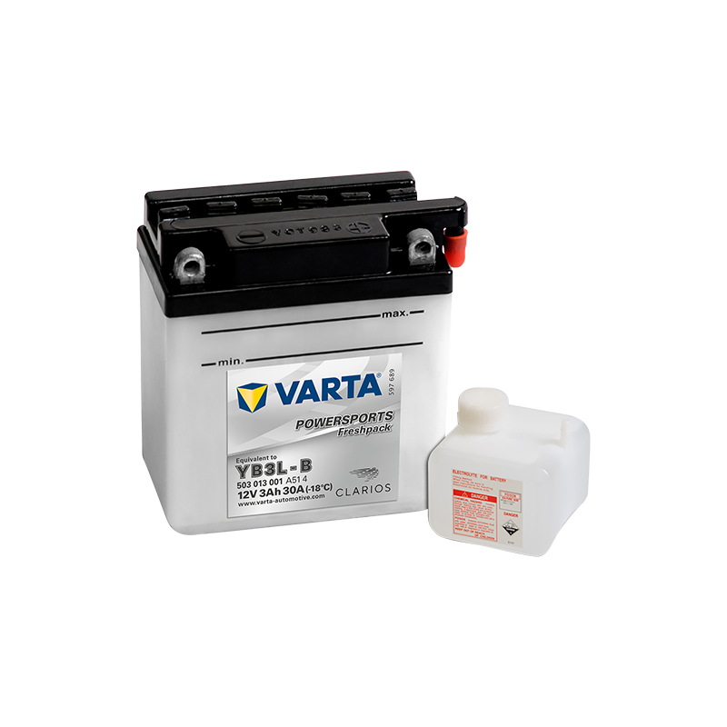 Varta YB3L-B 503013001 battery 12V 3Ah (10h)