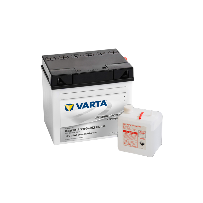 Batterie Varta 52515 Y60-N24L-A 525015022 12V 25Ah (10h)