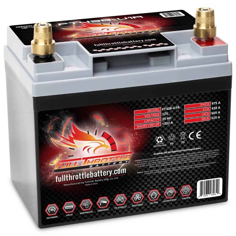 Batteria Fullriver FT438-U1R 12V 35Ah AGM
