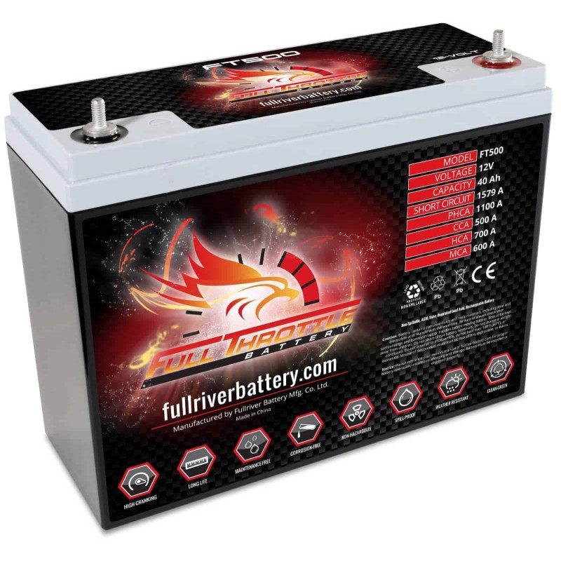 Bateria Fullriver FT500 12V 40Ah AGM