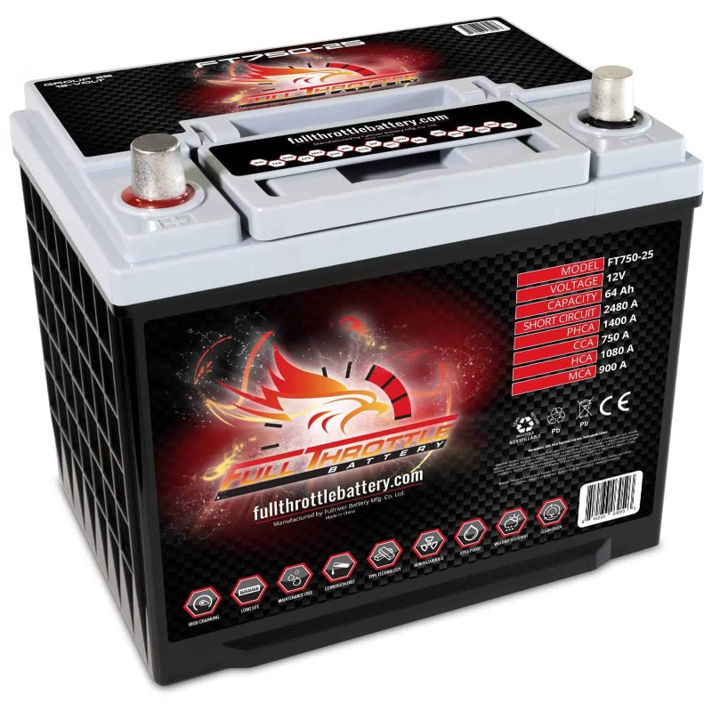 Bateria Fullriver FT750-25 12V 64Ah AGM