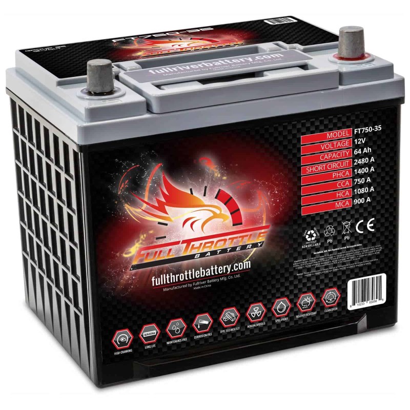 Batteria Fullriver FT750-35 12V 64Ah AGM