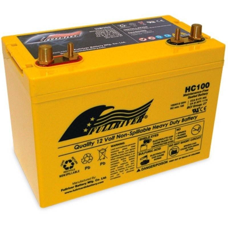 Bateria Fullriver HC100 12V 100Ah AGM