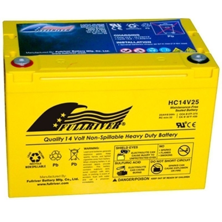 Bateria Fullriver HC14V25 25Ah - 1