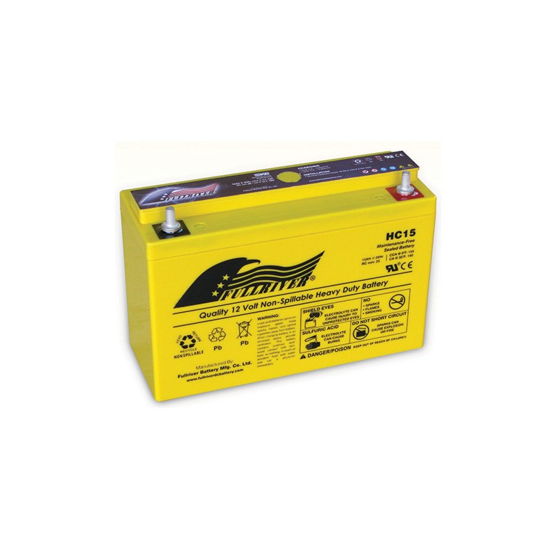 Fullriver HC15 battery 12V 15Ah AGM