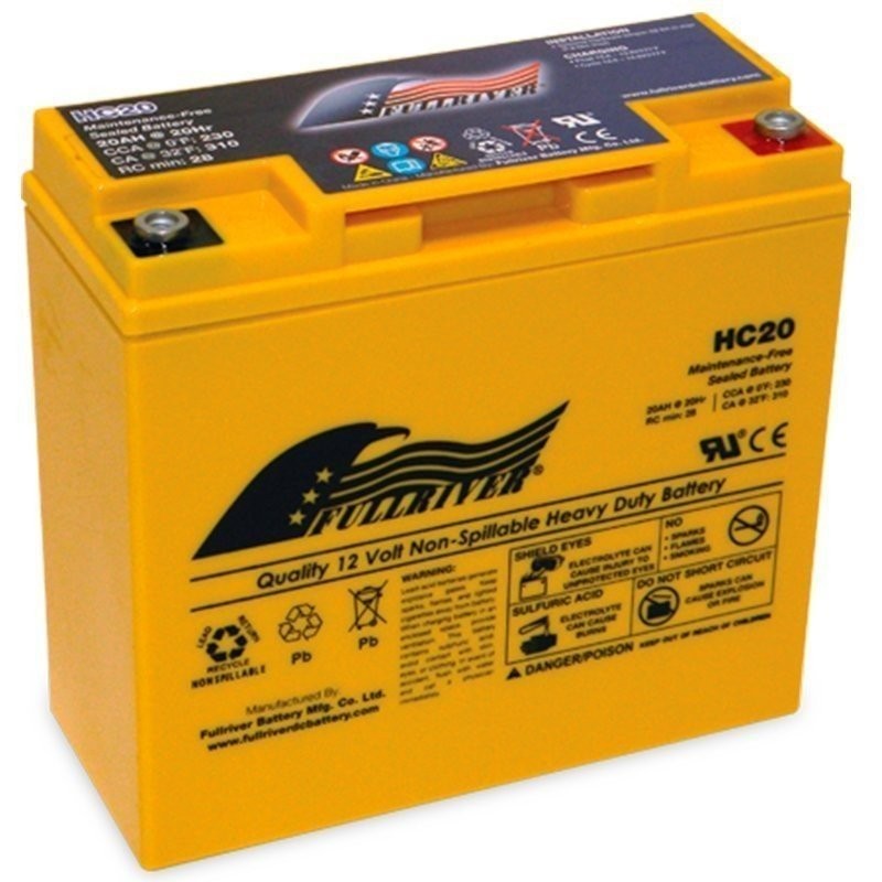 Fullriver HC20 battery 12V 20Ah AGM
