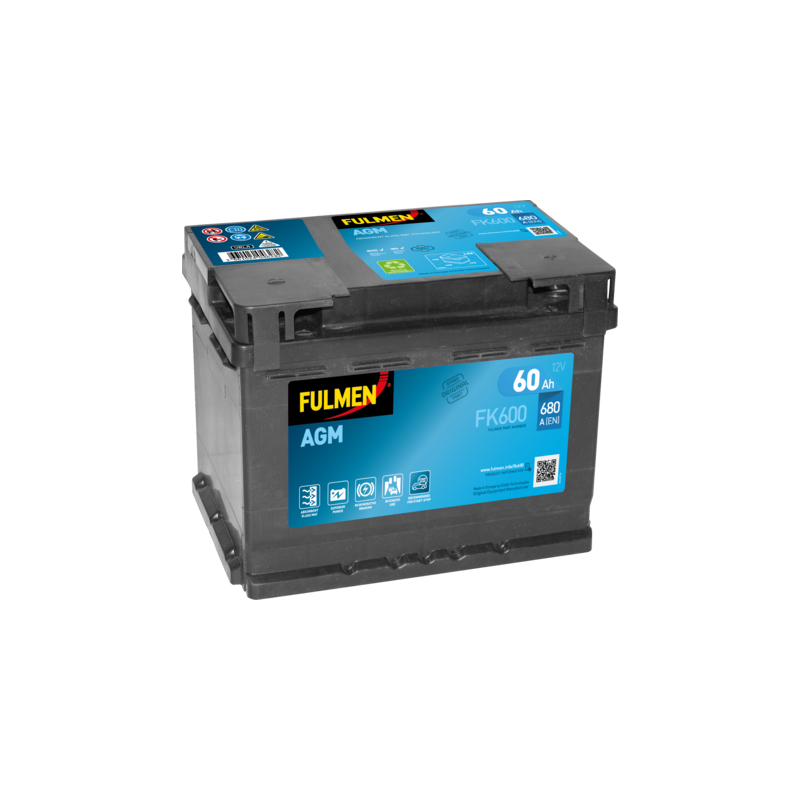 Batterie Fulmen FK600 12V 60Ah AGM