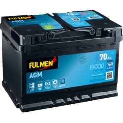 Fulmen FK700 battery 12V 70Ah AGM