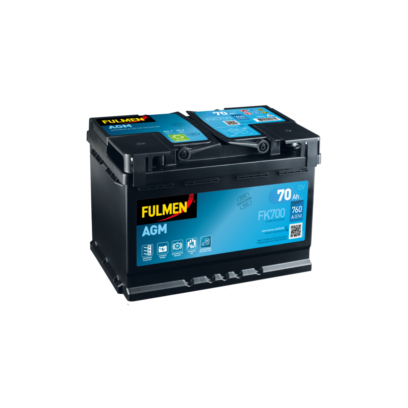 Fulmen FK700 battery 12V 70Ah AGM