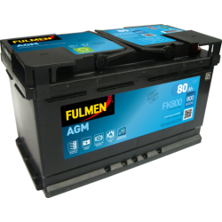 Fulmen FK800 battery 12V 80Ah AGM