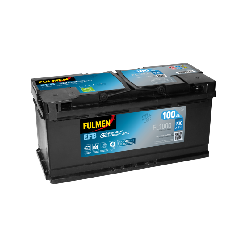 Fulmen FL1000 battery 12V 100Ah EFB