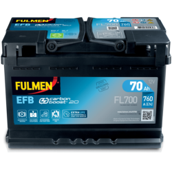Bateria Fulmen FL700 12V 70Ah EFB